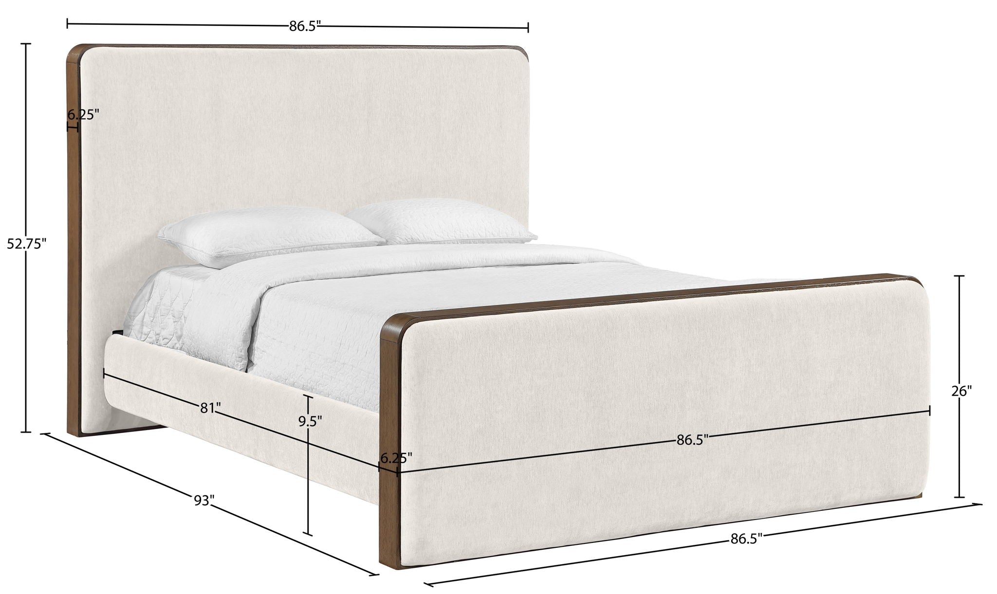 Dalton - Fabric Bed