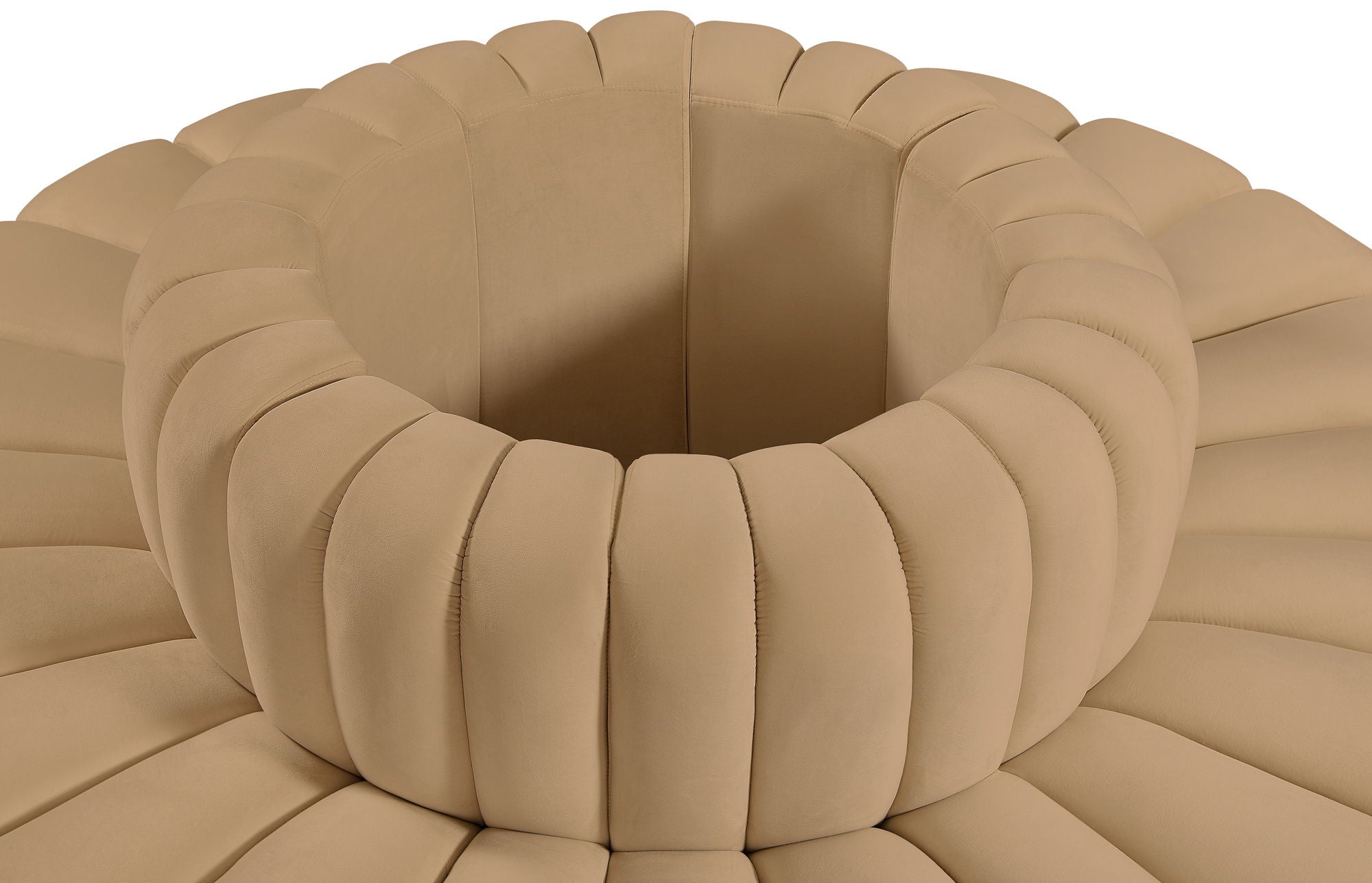 Arc - Velvet 8 Piece Round Modular Sofa