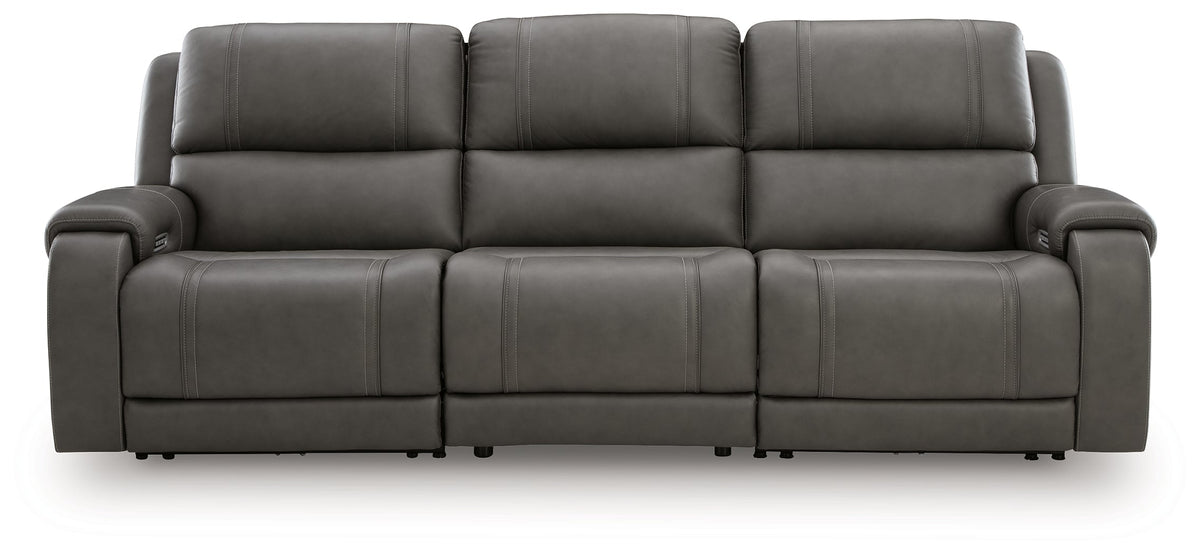 5Z - Pittson Anchor 3-Piece Power Sectional Reclining Sofa