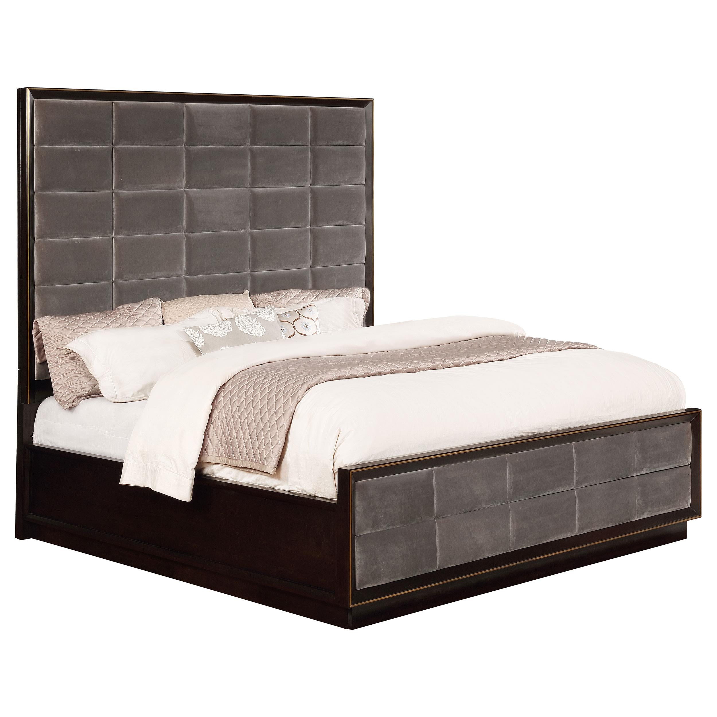 Coaster Furniture Luddington California King Upholstered Panel Bed 223261KW IMAGE 2