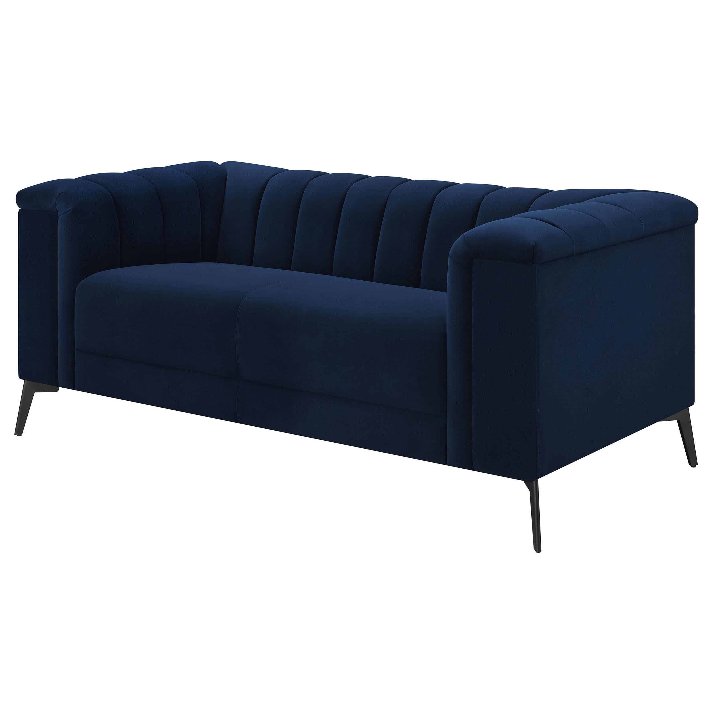 Coaster Furniture Chalet Stationary Fabric Loveseat 509212 IMAGE 3