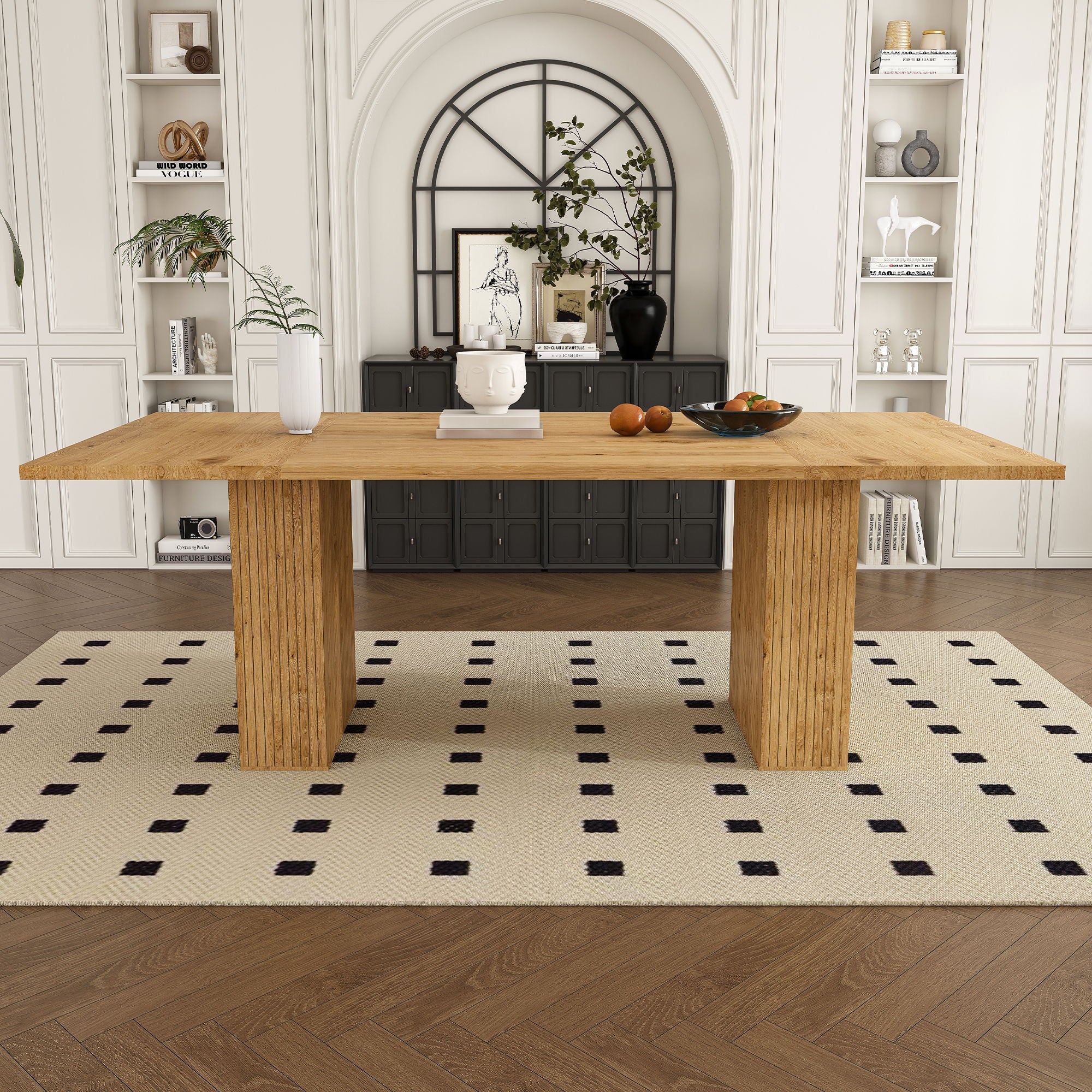 Dining Table With Storage Base For Kitchen
