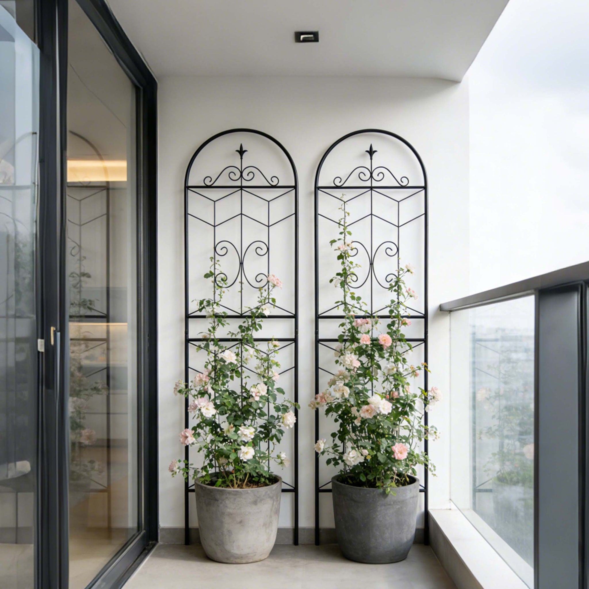 Garden Trellis, Rustproof Support For Climbing Plants