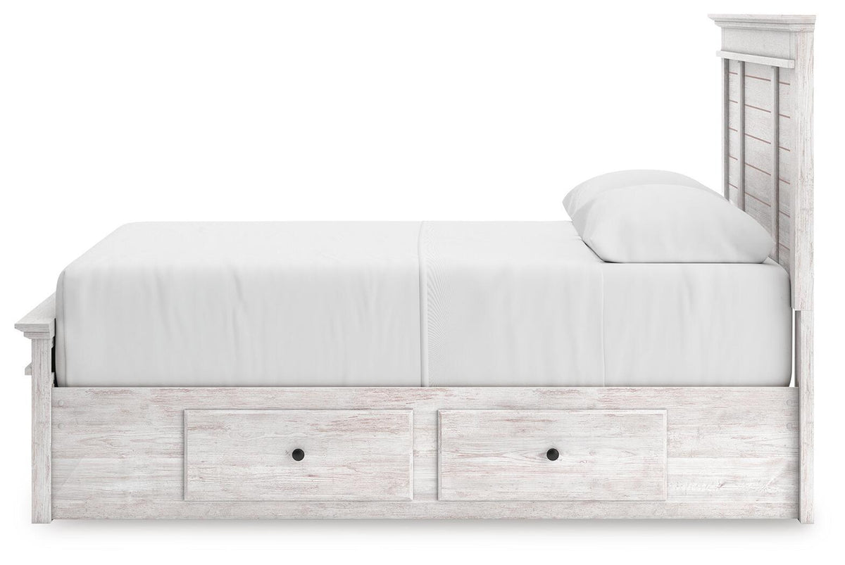 Makidern - Panel Storage Bed