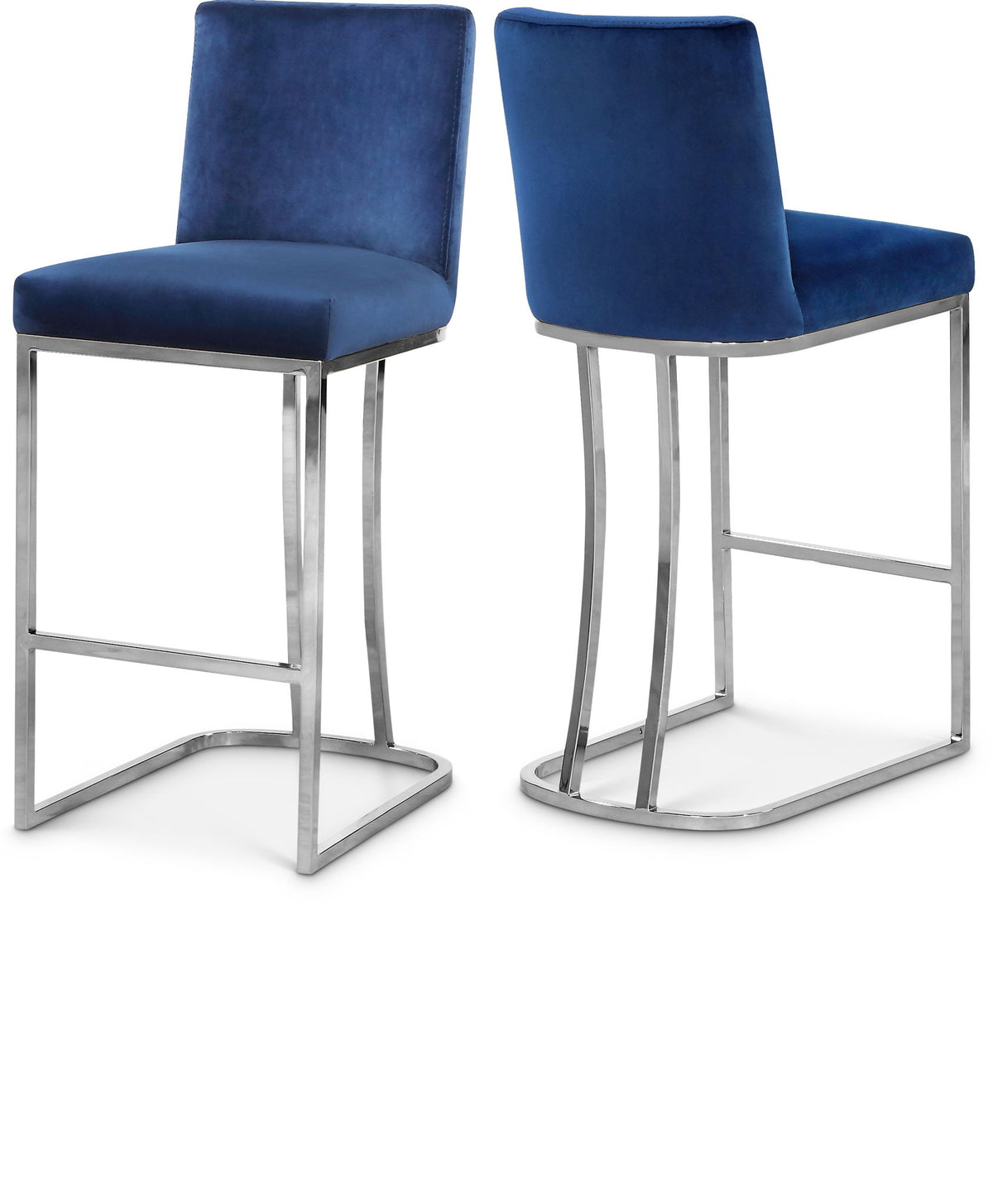 Heidi - Stool with Chrome Legs