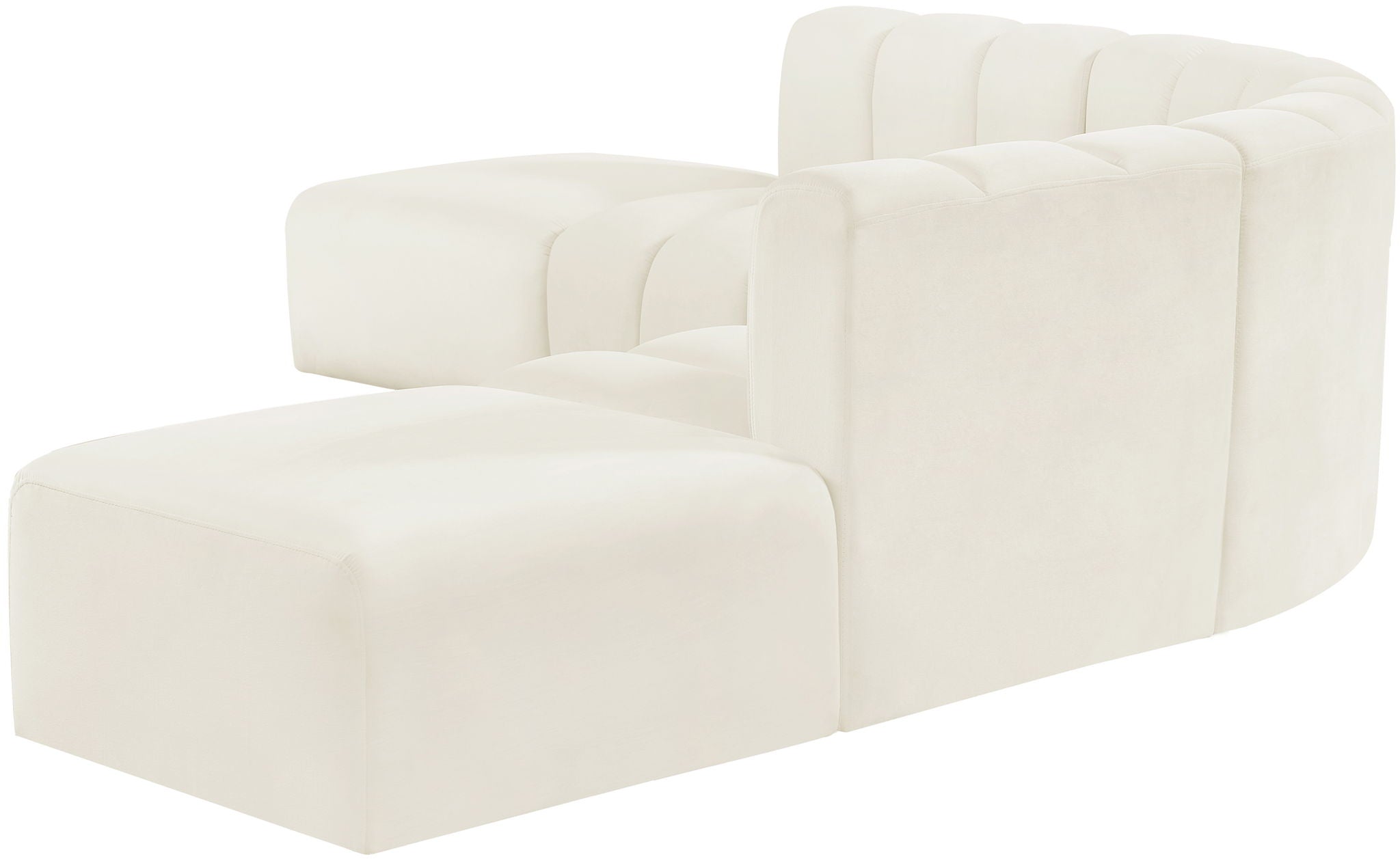 Arc - Velvet 6 Piece Corner Modular Sofa