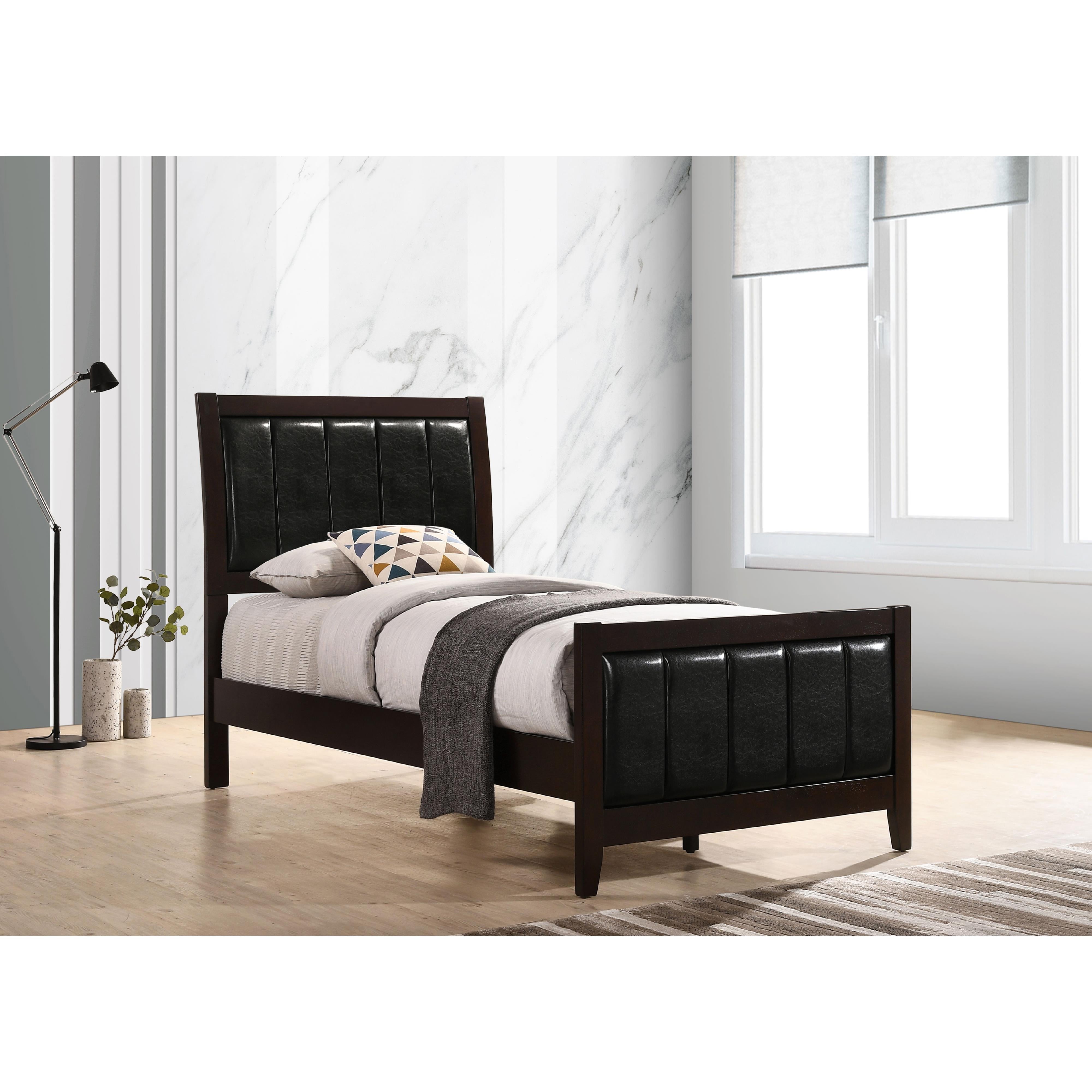 Diamond Modern Furniture COA Carlton Twin Upholstered Panel Bed 202091T IMAGE 4