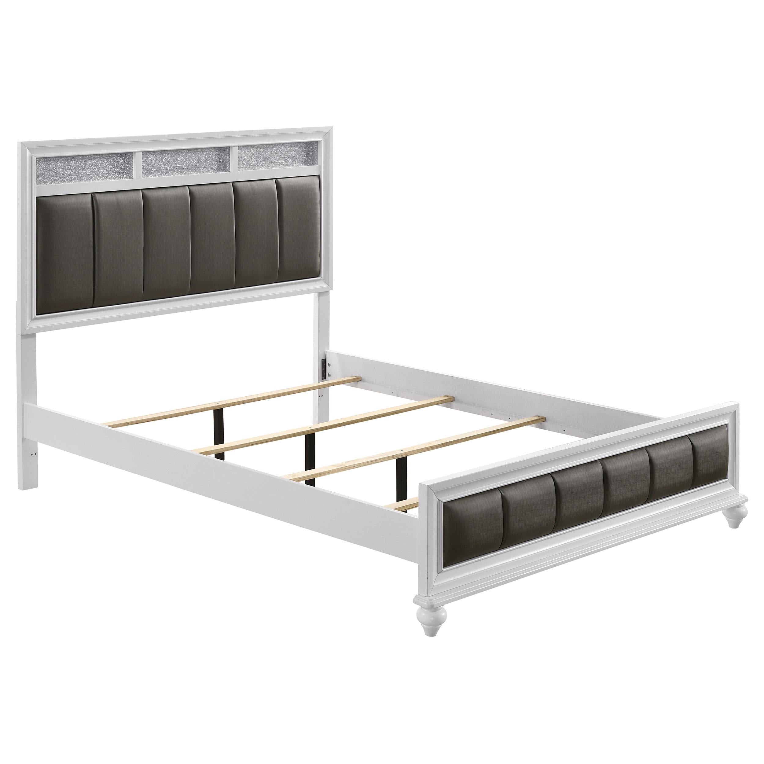 Coaster Furniture Barzini Queen Upholstered Panel Bed 205891Q IMAGE 1