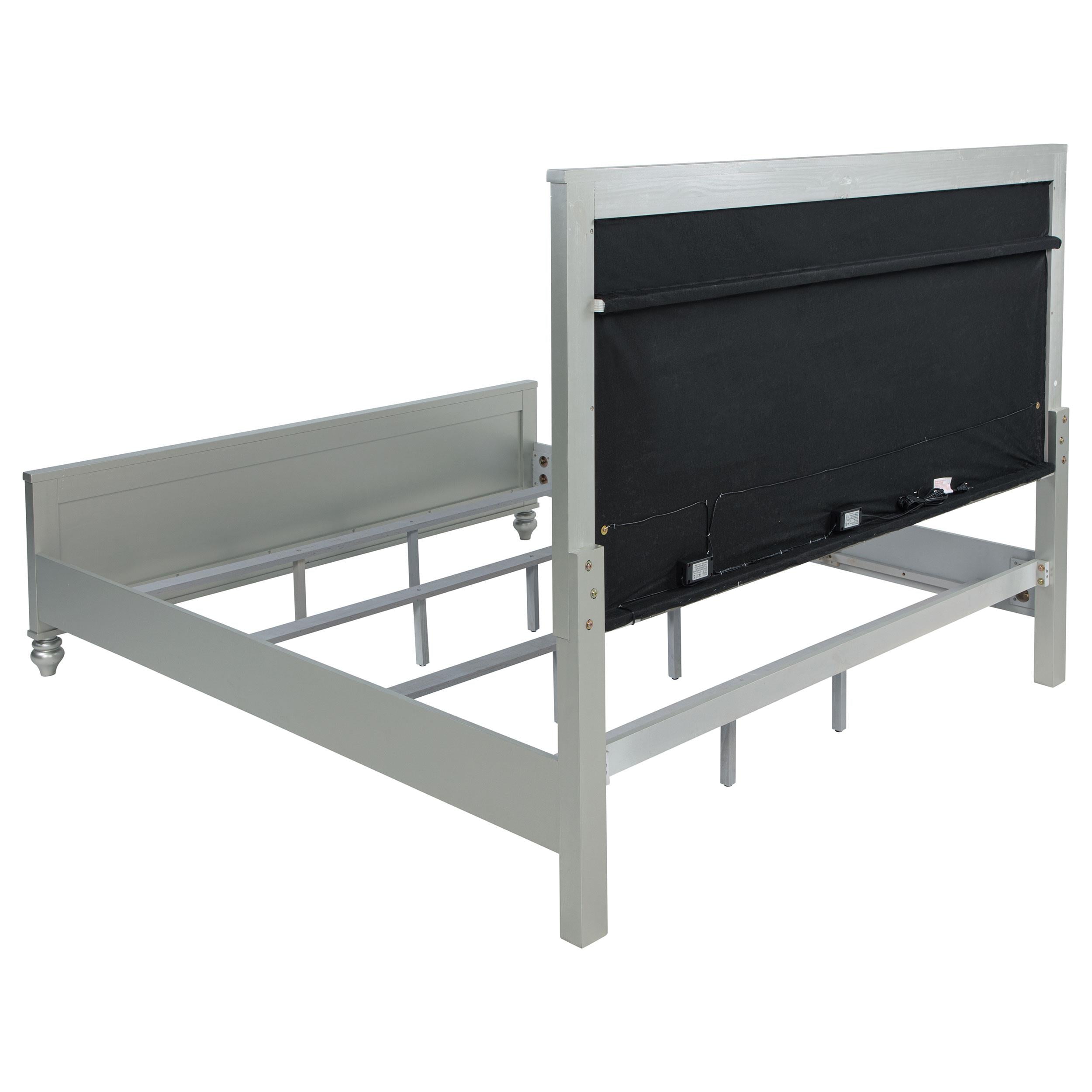 Diamond Modern Furniture COA Gunnison King Upholstered Panel Bed 223211KE IMAGE 7