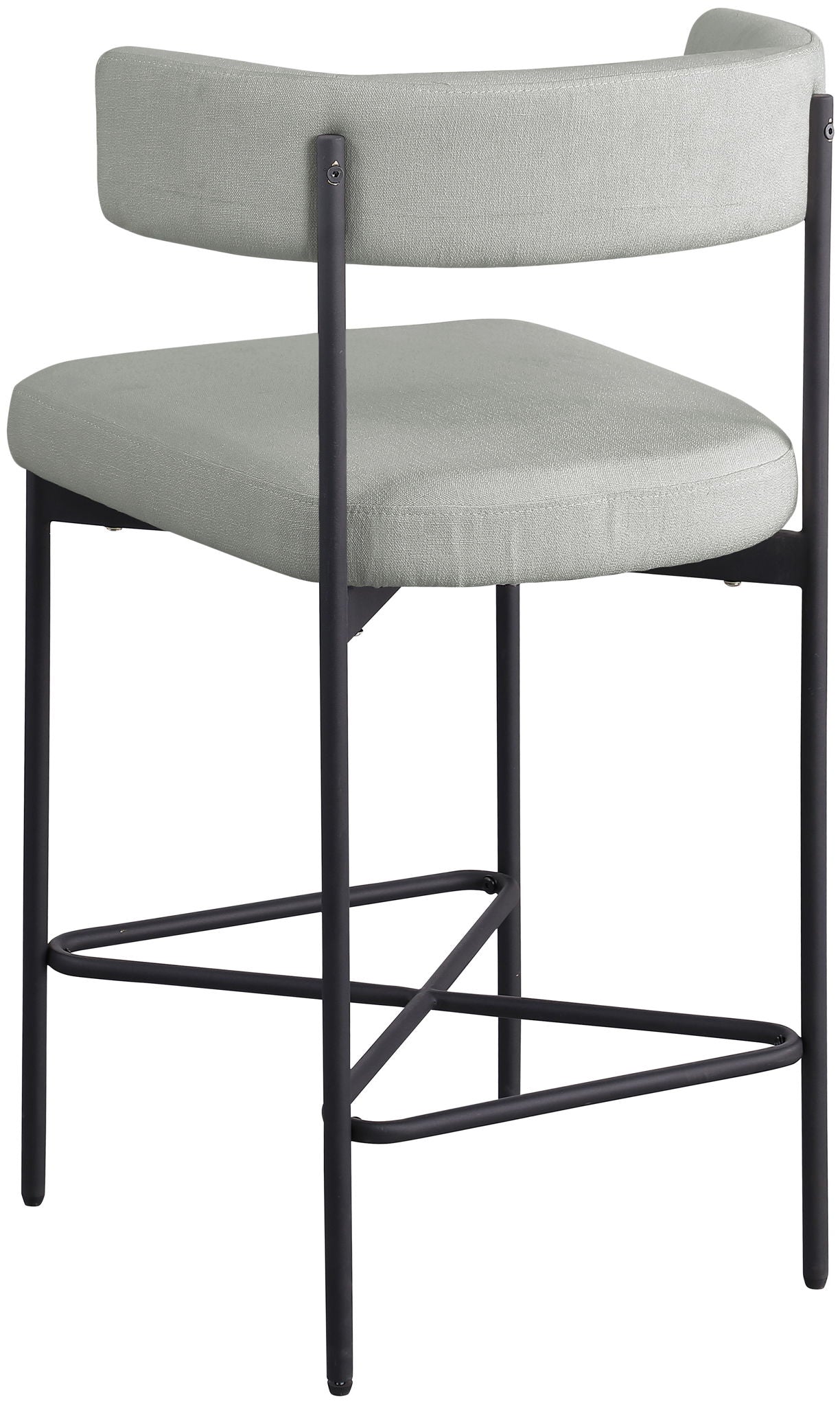 Rivage - Durable Stool With Black Frame (Set of 2)