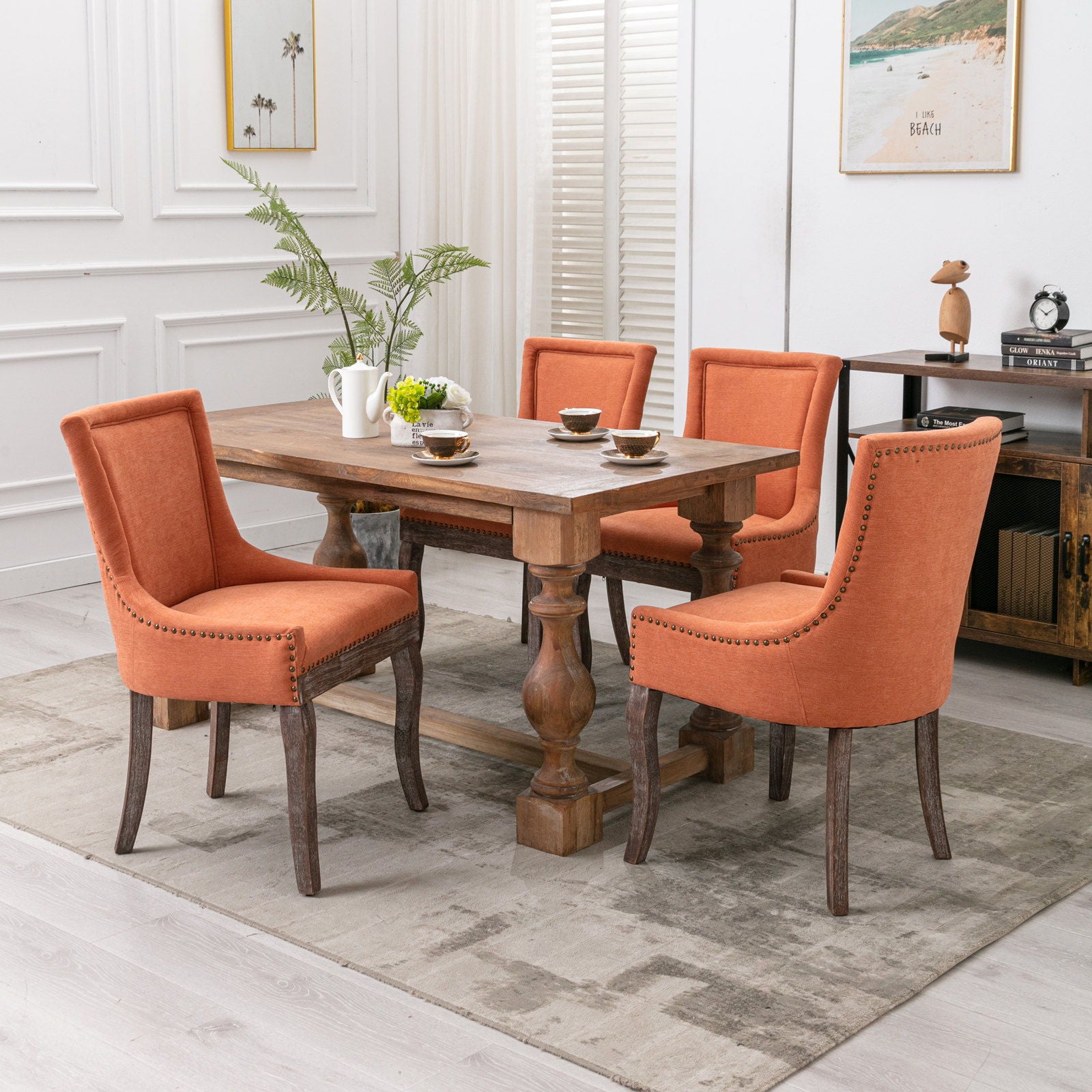 Ultra - Side Dining Chair, Nail Head (Set of 2)