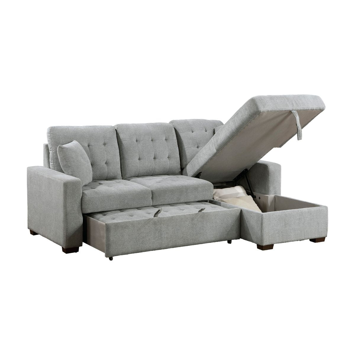 Waitsfield - Sectional With Chaise, Pull-Out Bed And Hidden Storage