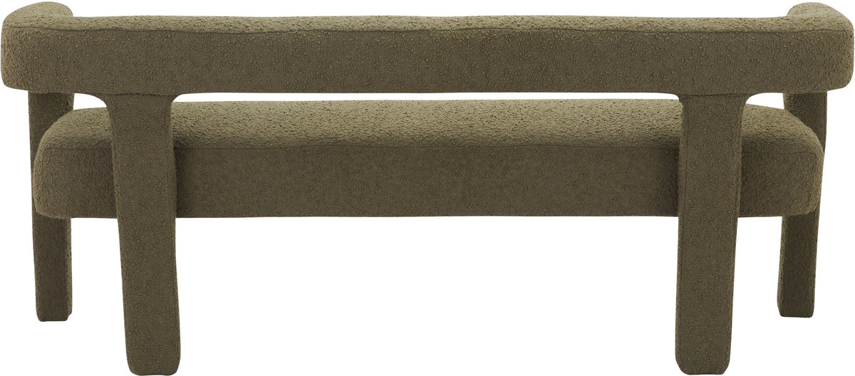 Athena - Boucle Fabric Bench