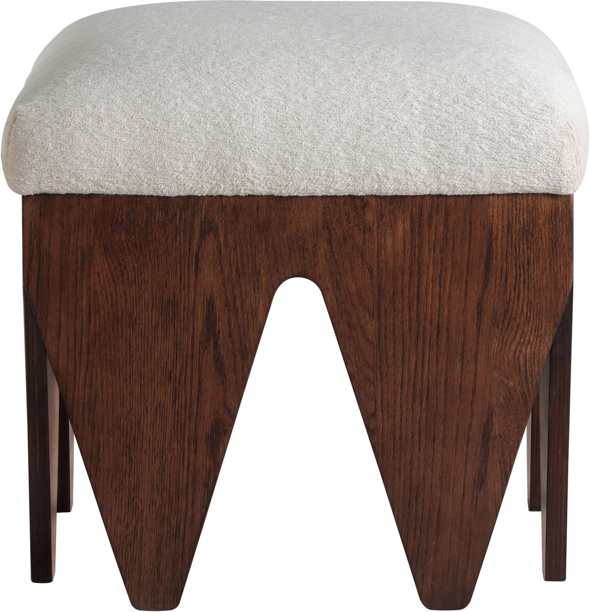 Altair - Fabric Bench - Dark Brown Base