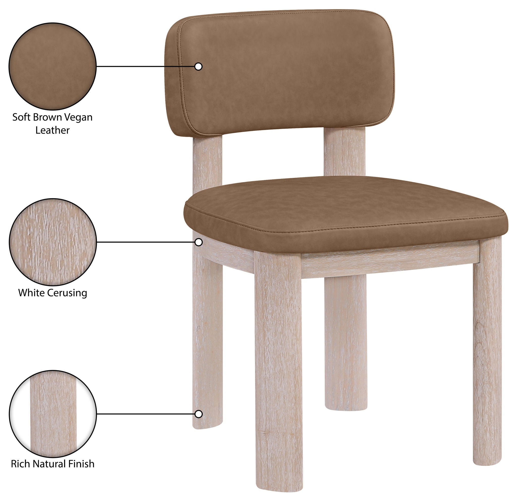 Paloma - Faux Leather Upholstered Dining Chair (Set of 2)