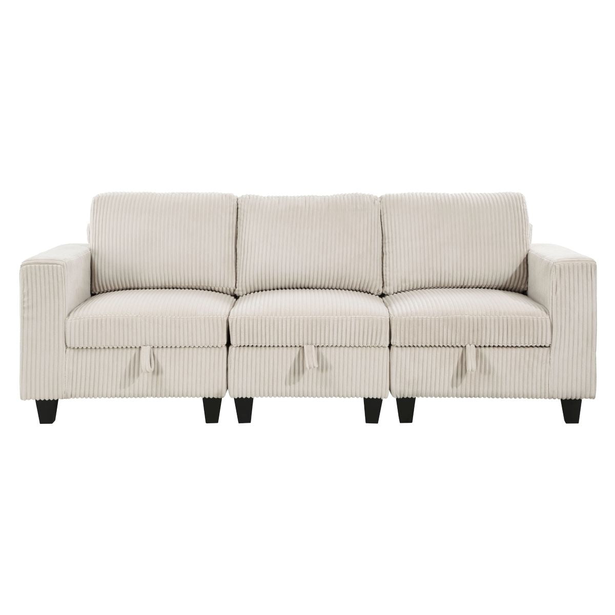 Walterboro - Sofa With Storage, Storage Pouches And Charging Ports