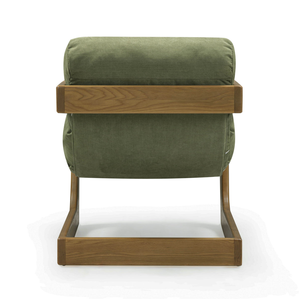 Palma - Upcycled Fabric Accent Chair - Green