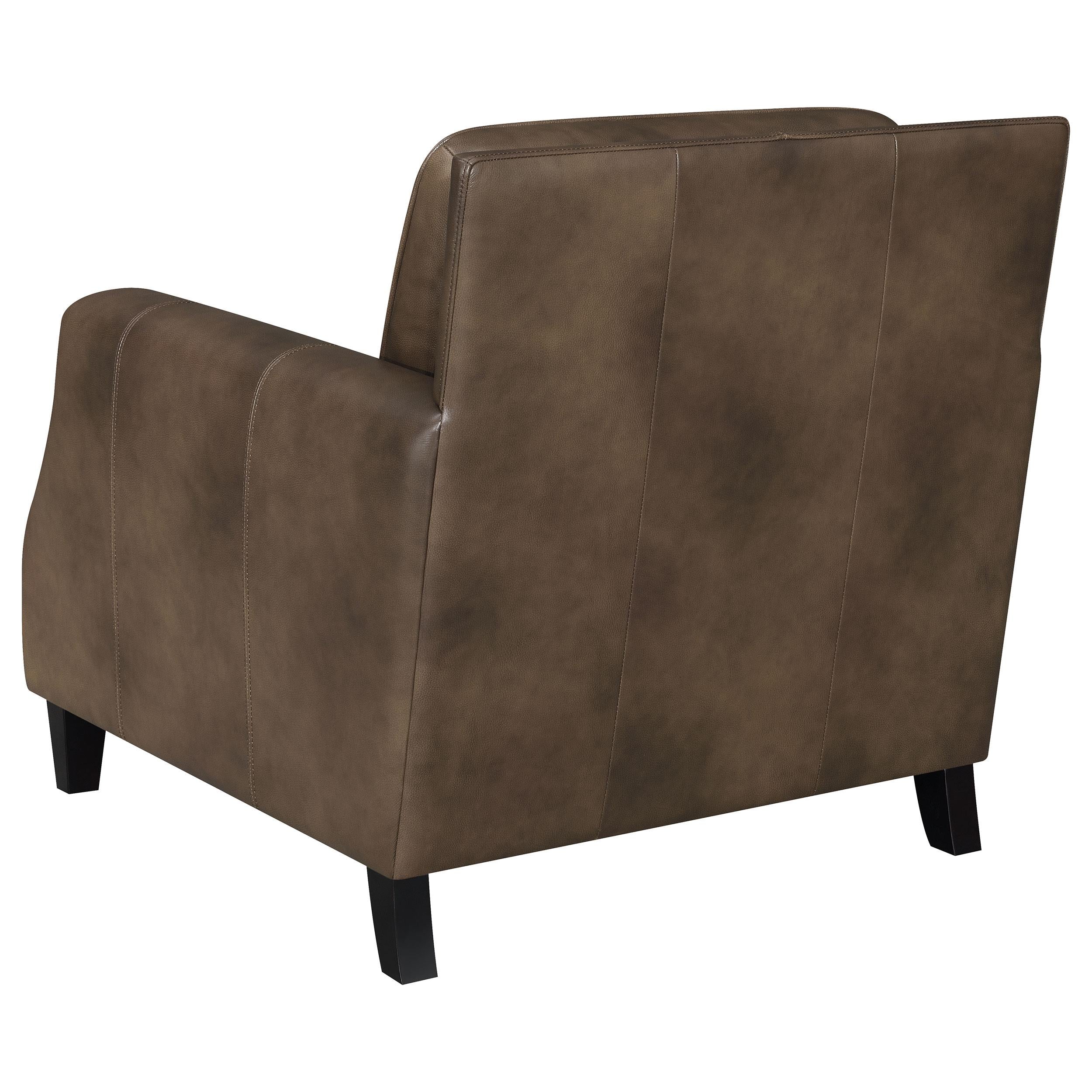 Diamond Modern Furniture COA Leaton Stationary Leather Match Chair 509443 IMAGE 5