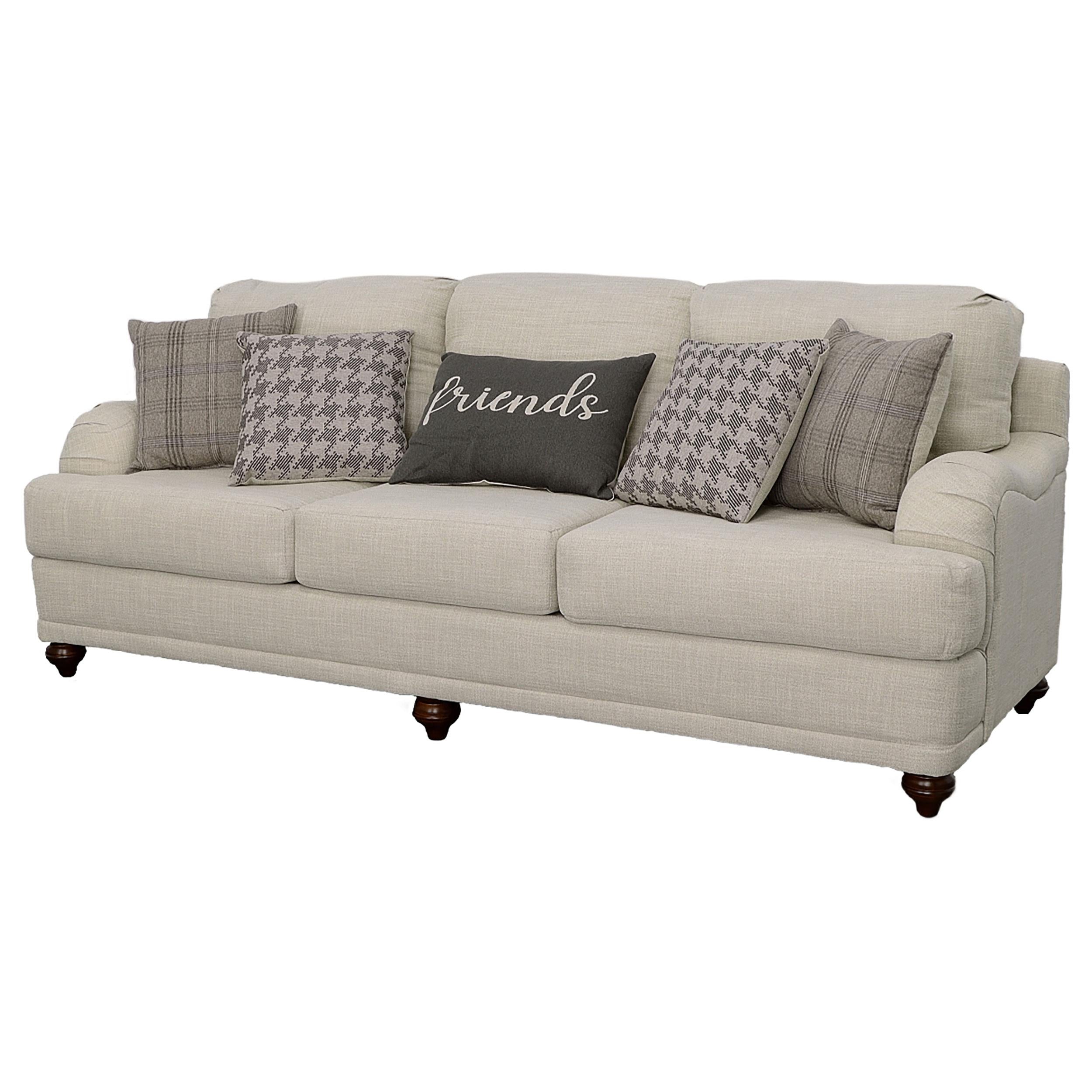 Diamond Modern Furniture COA Glen Stationary Fabric Sofa 511094 IMAGE 4