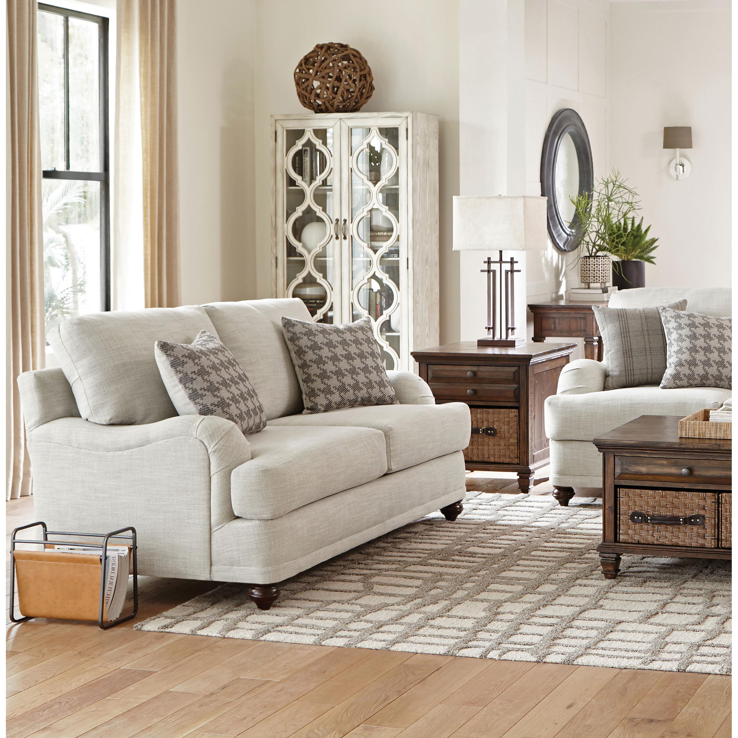 Coaster Furniture Glen Stationary Fabric Loveseat 511095 IMAGE 1