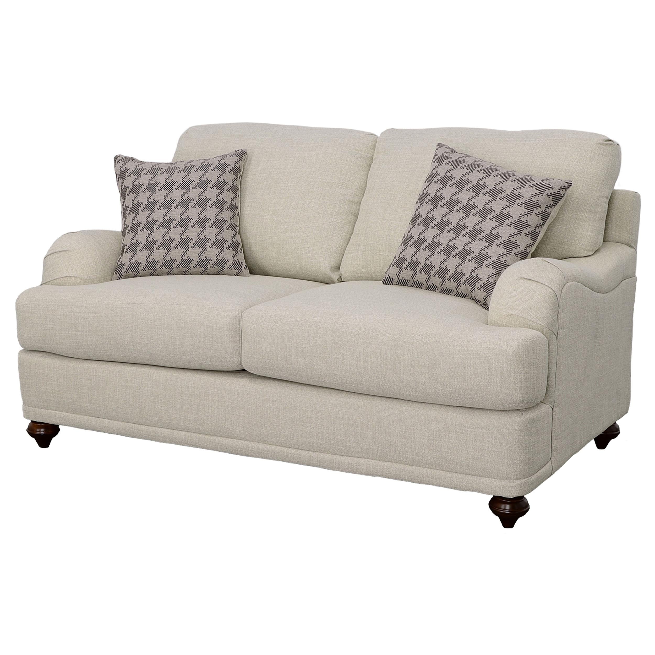Diamond Modern Furniture COA Glen Stationary Fabric Loveseat 511095 IMAGE 4