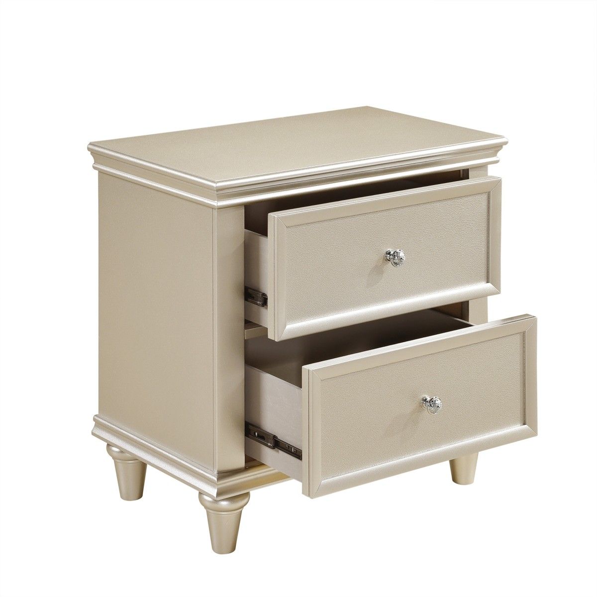 Celandine - Nightstand - Gold / Silver / Champagne