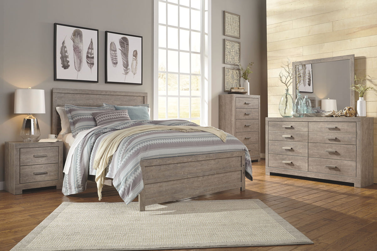 Culverbach - Two Drawer Night Stand - Gray