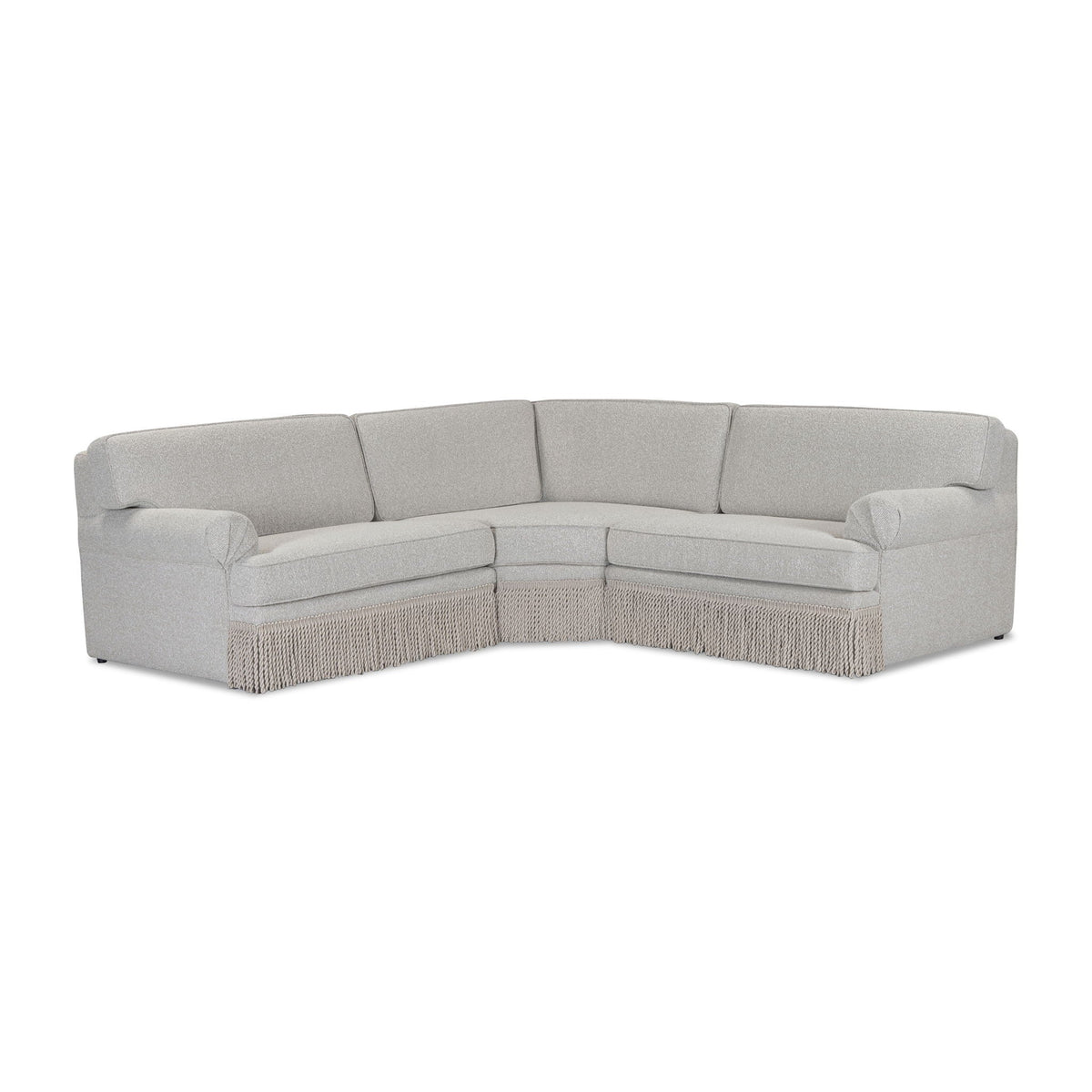 Yvette Warm Gray Boucle Sectional