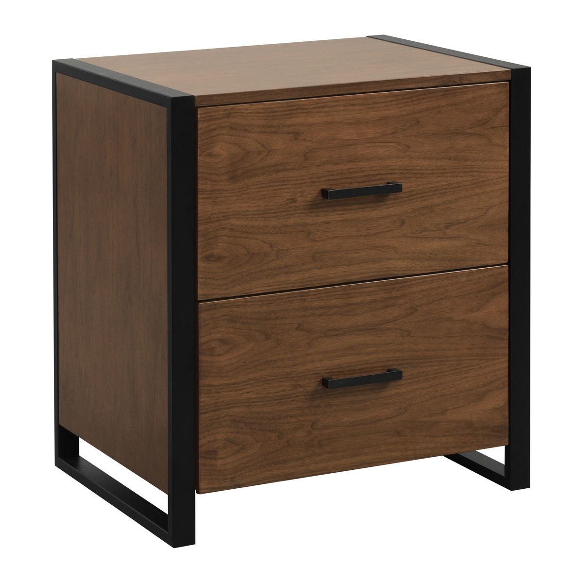 Sedley - File Cabinet - Brown / Black