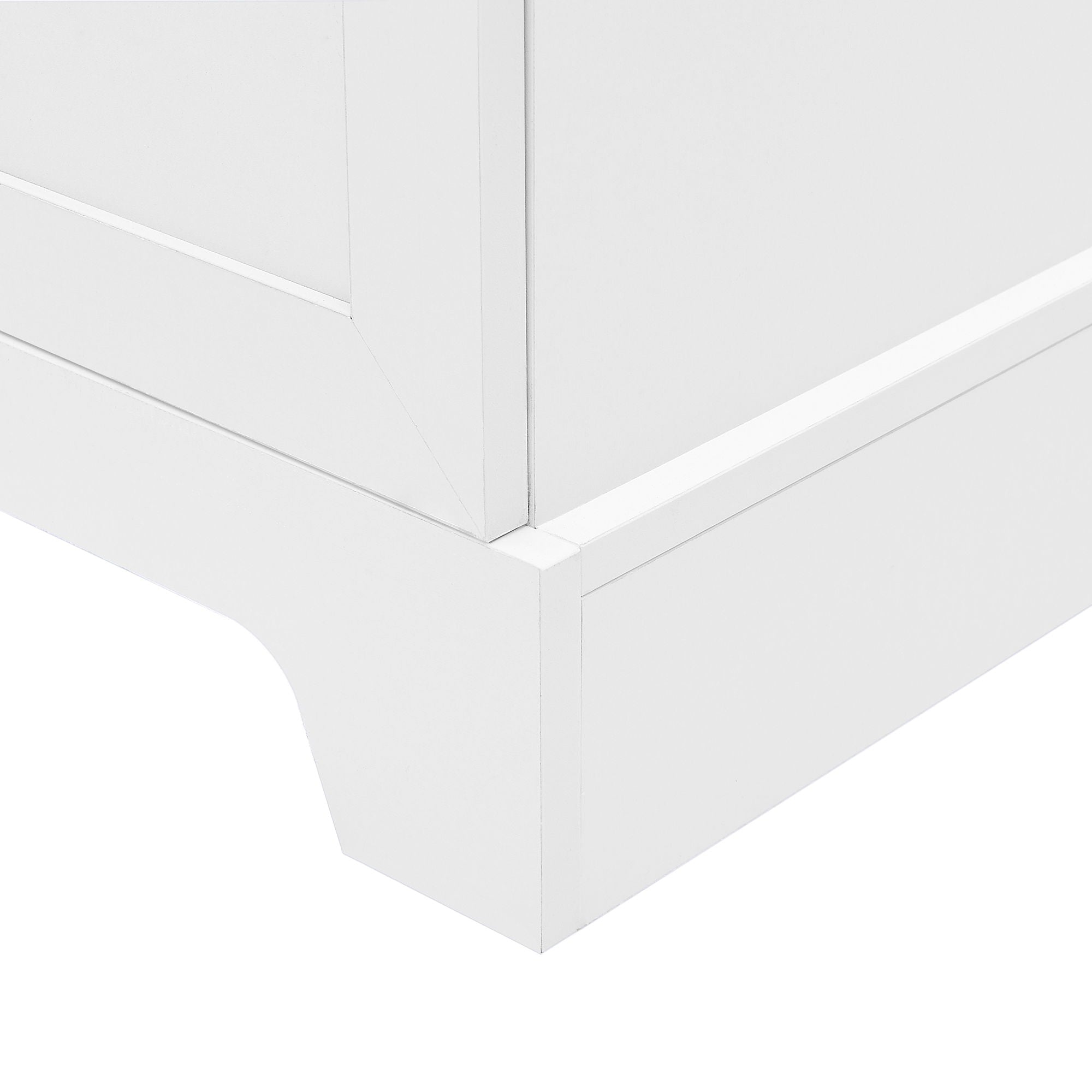 Storage Cabinet With 2 Doors For Bathroom Or Office, Adjustable Shelf - White