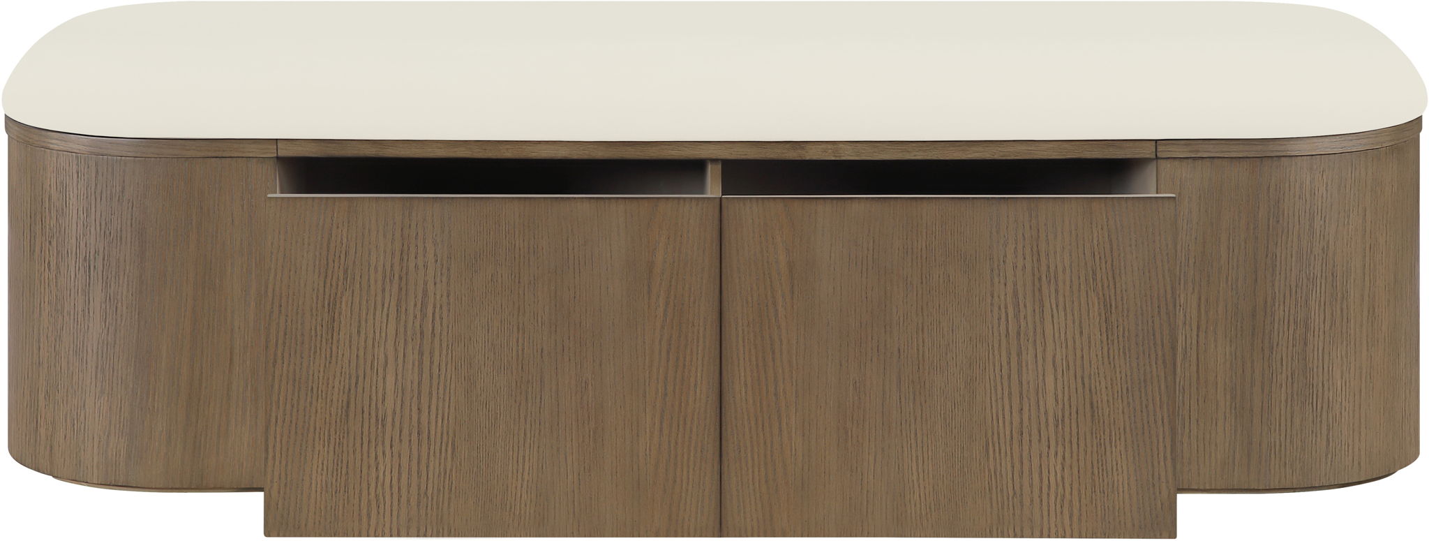 Velden - Upholstered Storage Bench With Stained Brown Base