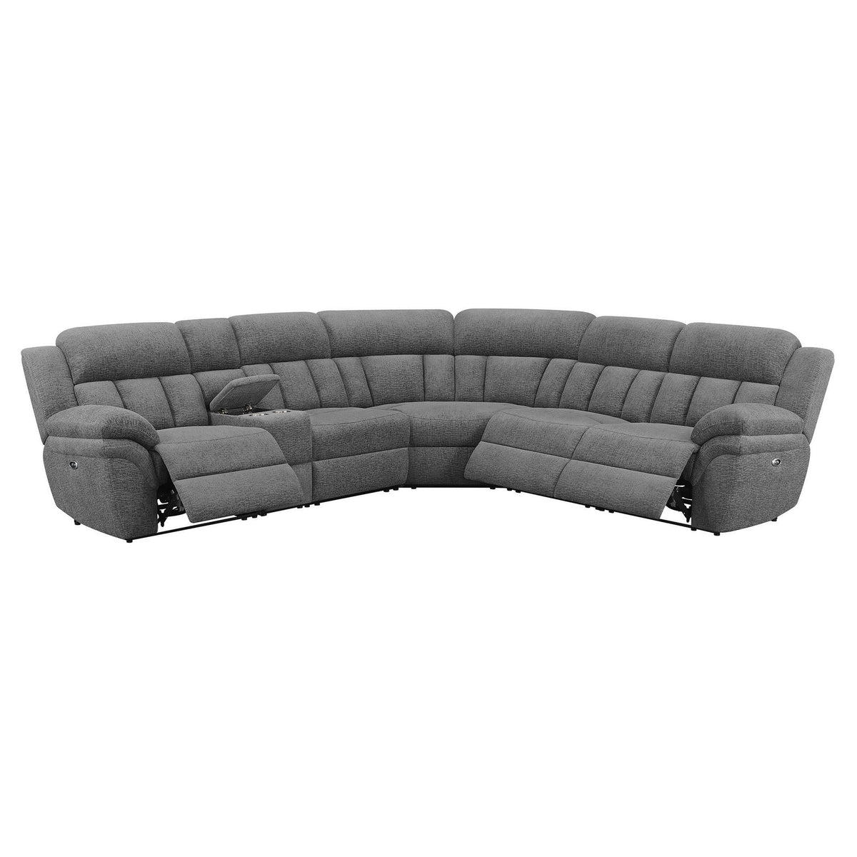 Bahrain Power Reclining Fabric 6 pc Sectional 609540LRP/609540CON/609540AC/609540WDG/609540ARP/609540RRP