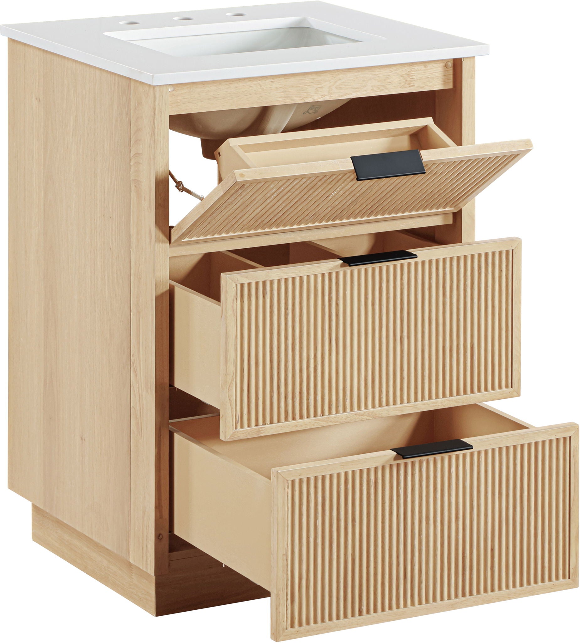 Willard - Engineered Stone And Solid Wood Bathroom Vanity