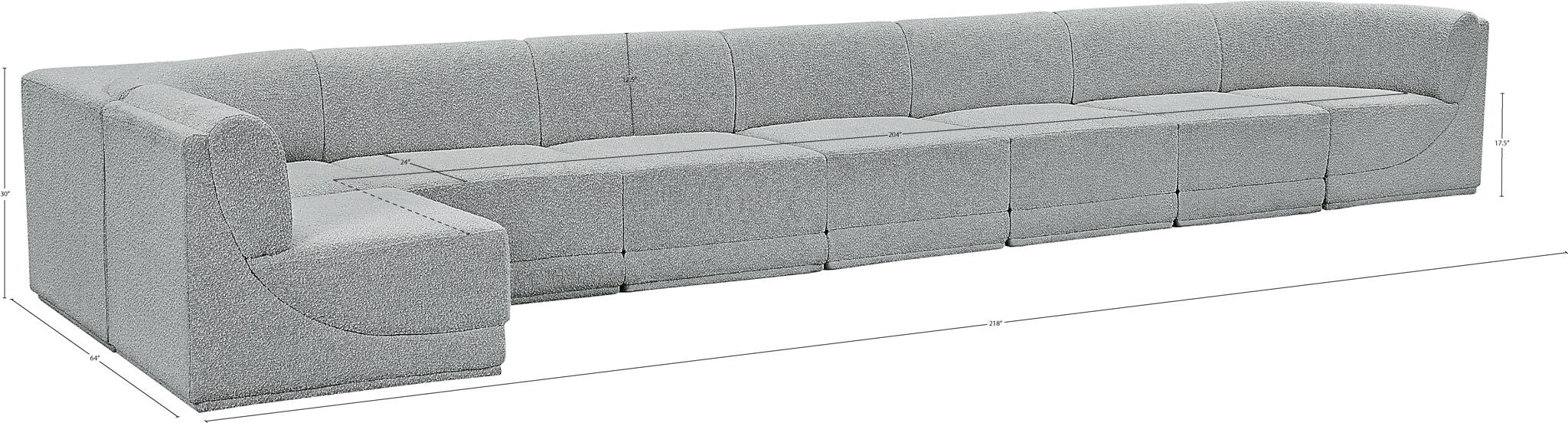Ollie - 8 Piece Modular Sectional