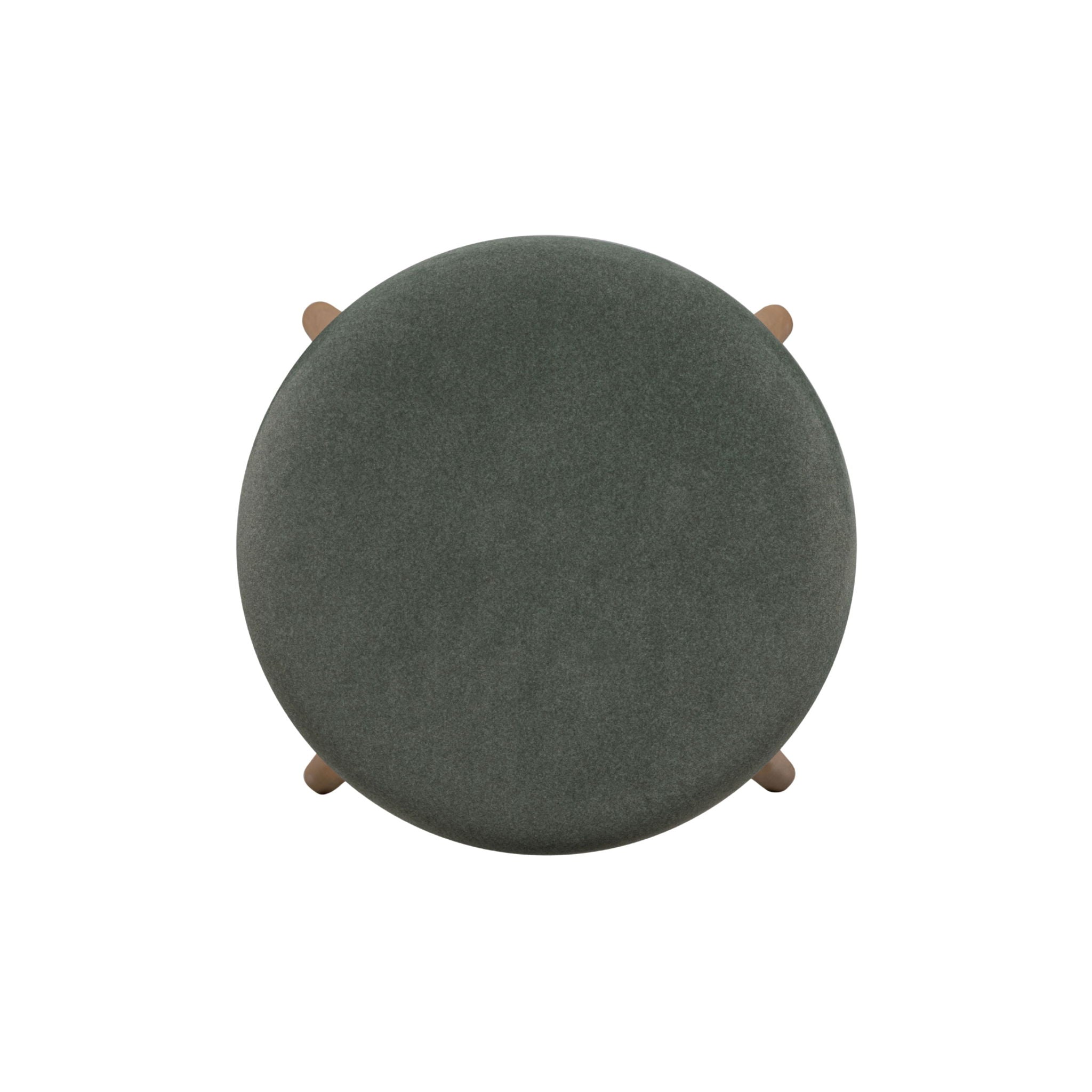 Oodle - Performance Vegan Mohair Light Walnut Stool