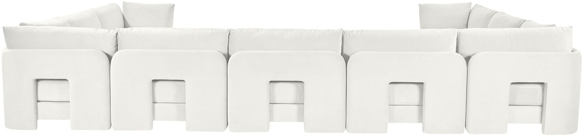 Hammond - Velvet Performance Fabric Upholstered 9 Piece Sectional