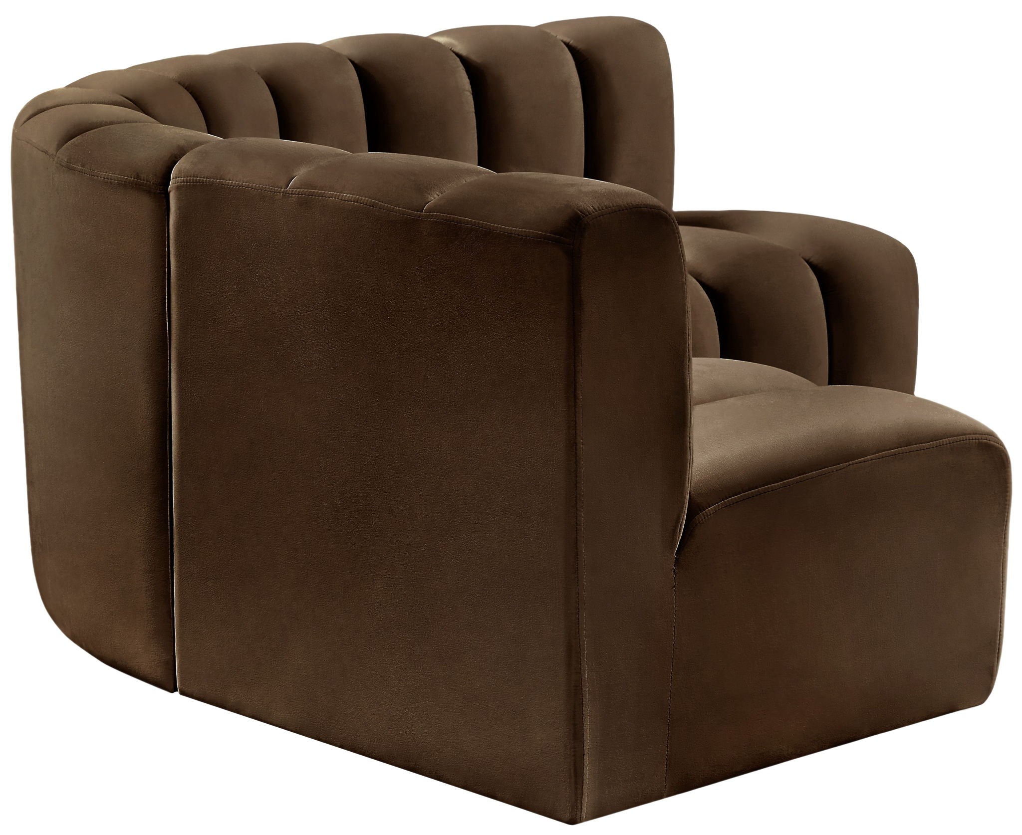 Arc - Velvet 4 Piece Corner Modular Sofa
