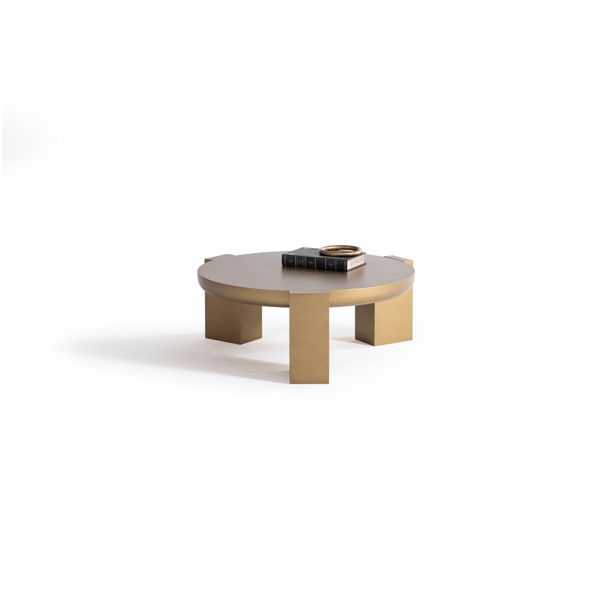 674 Gold Coffee Table and End Table