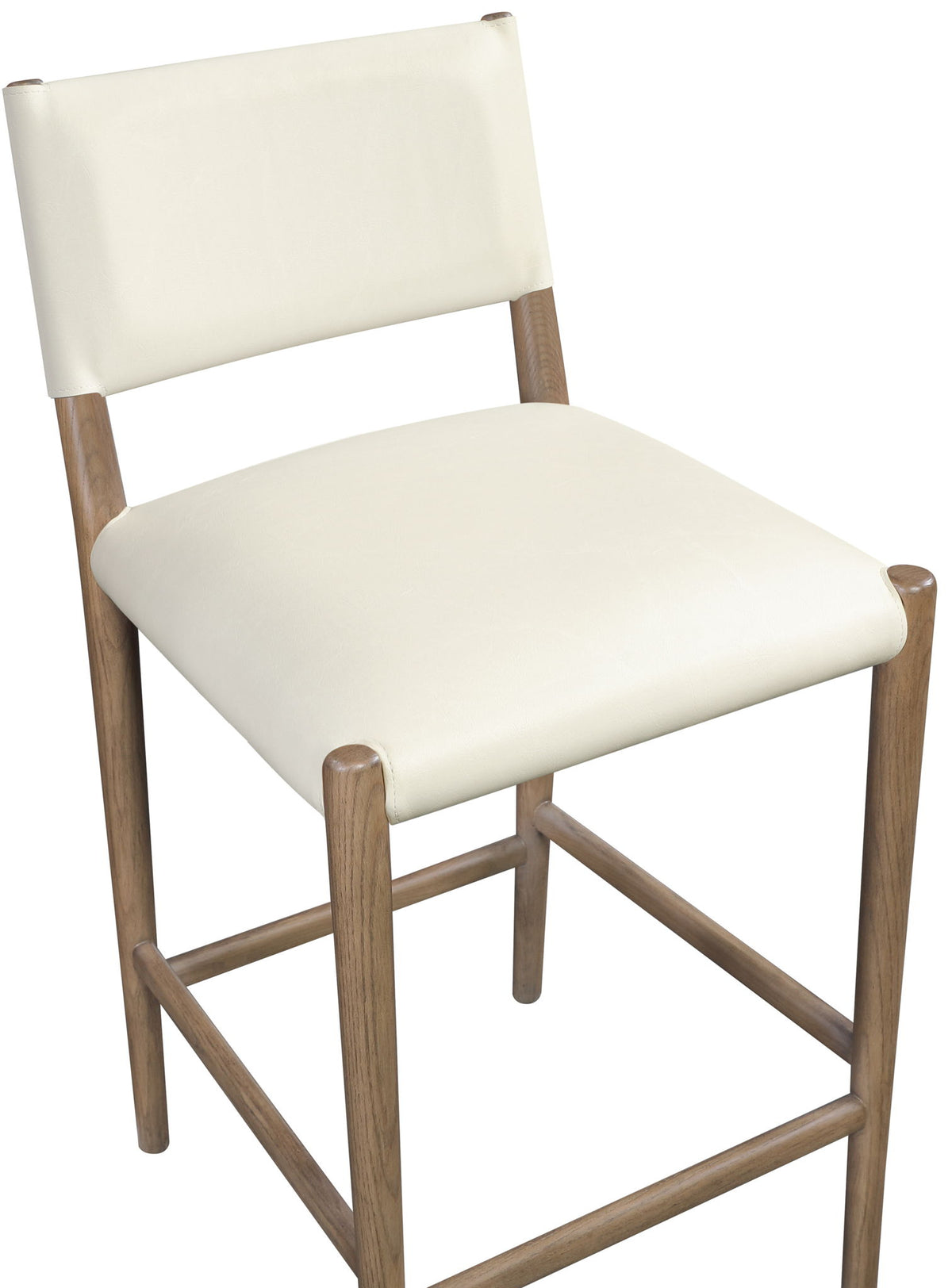 Andie - Upholstered Counter Stool - Brown Base