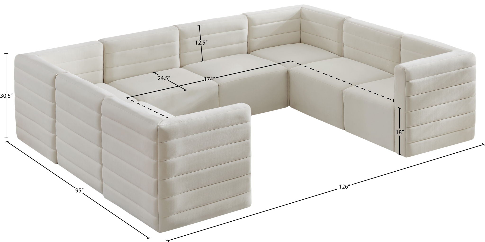 Quincy - 8 Piece Modular Sectional