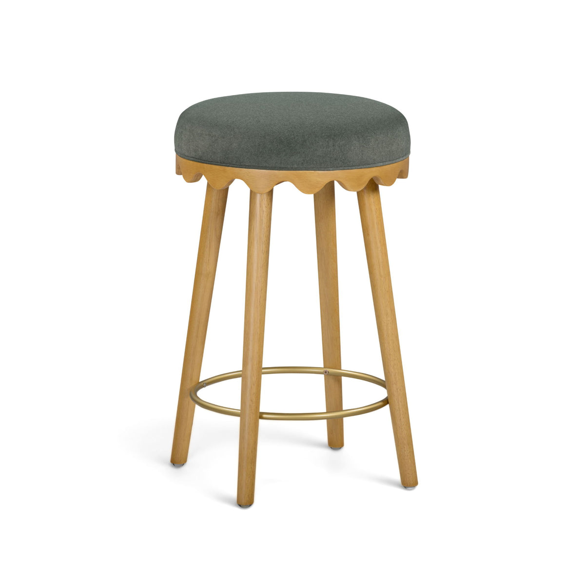 Oodle - Performance Vegan Mohair Stool
