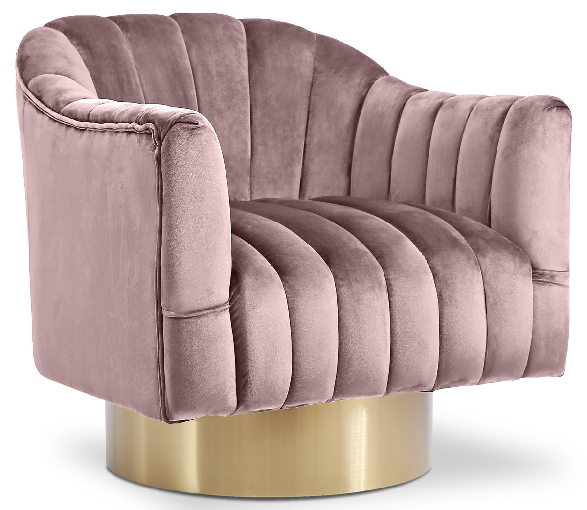 Farrah - Accent Chair with Gold Base