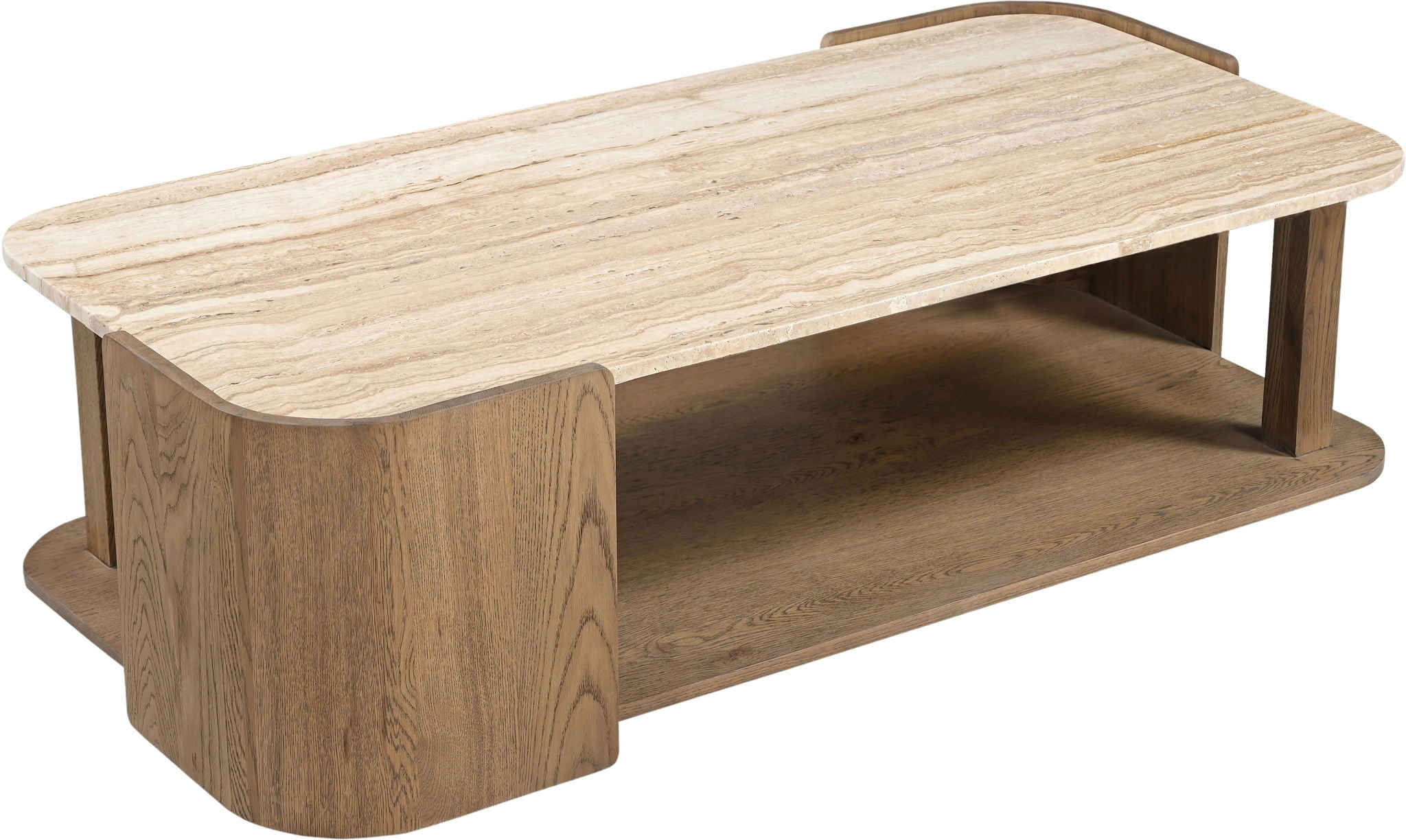 Calabria - Marble And Oak Wood Table
