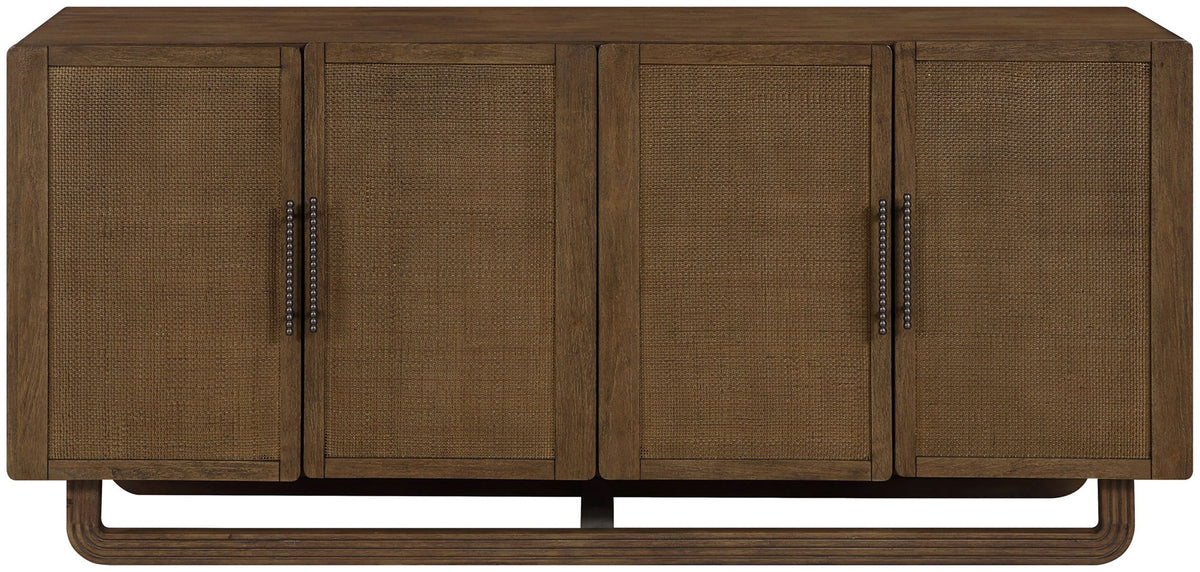 Sova - Solid Wood, Oak Veneer And Stainless Steel Sideboard/Buffet