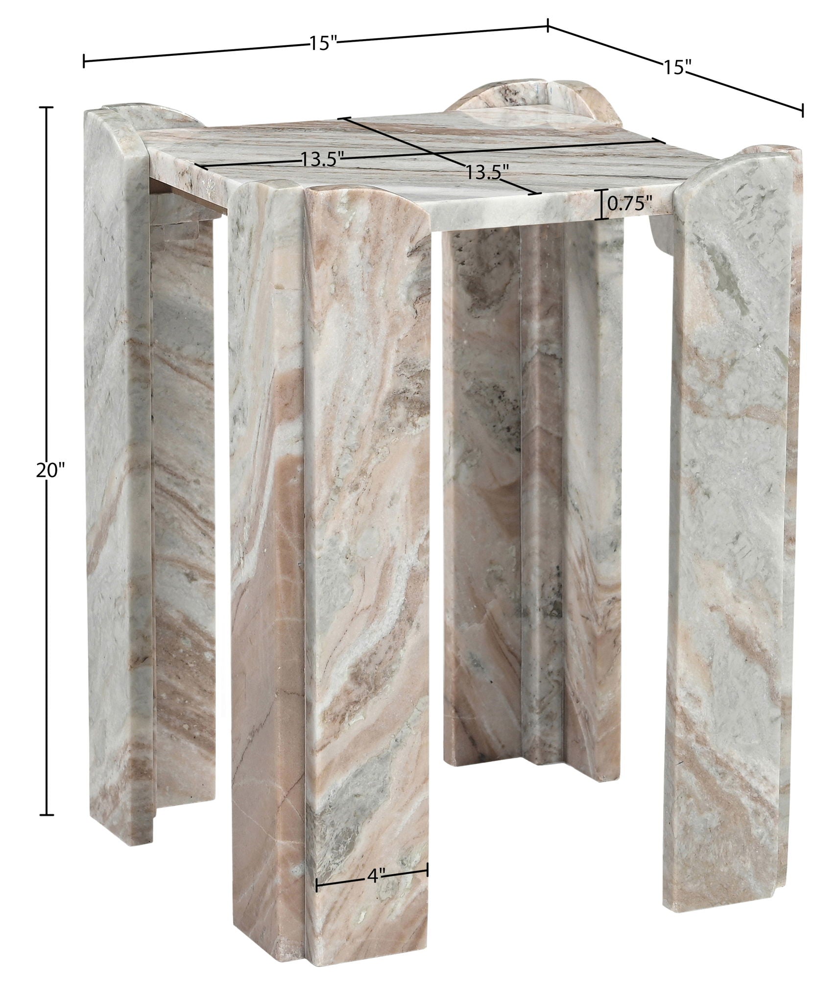 Ravello - Genuine Marble Table