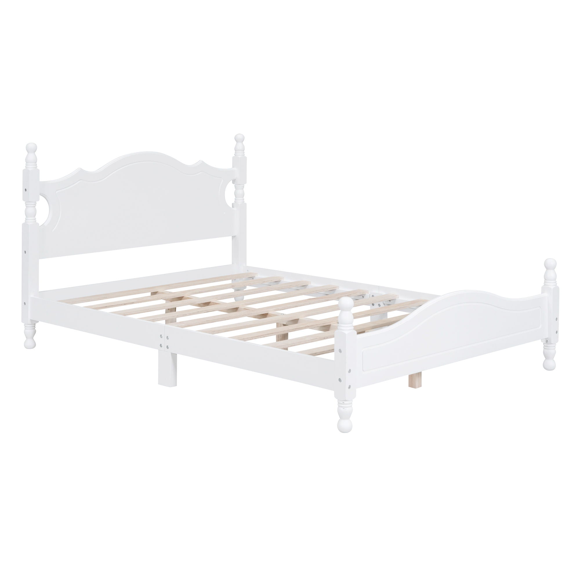 Platform Bed Frame With Slat Support