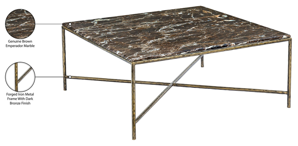 Valen - Marble And Iron Table