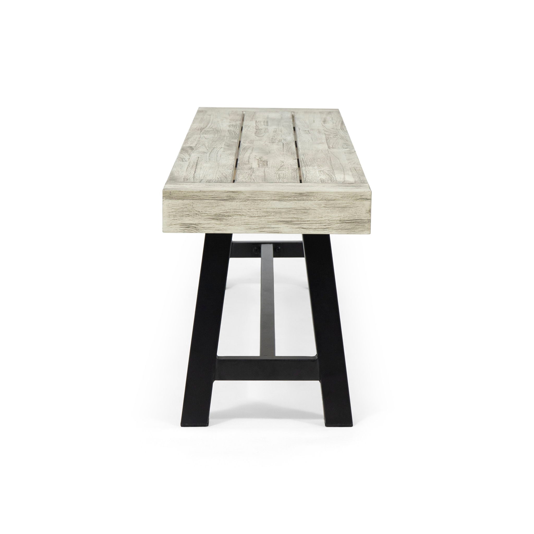 Carlisle - Outdoor Dining Bench - Gray