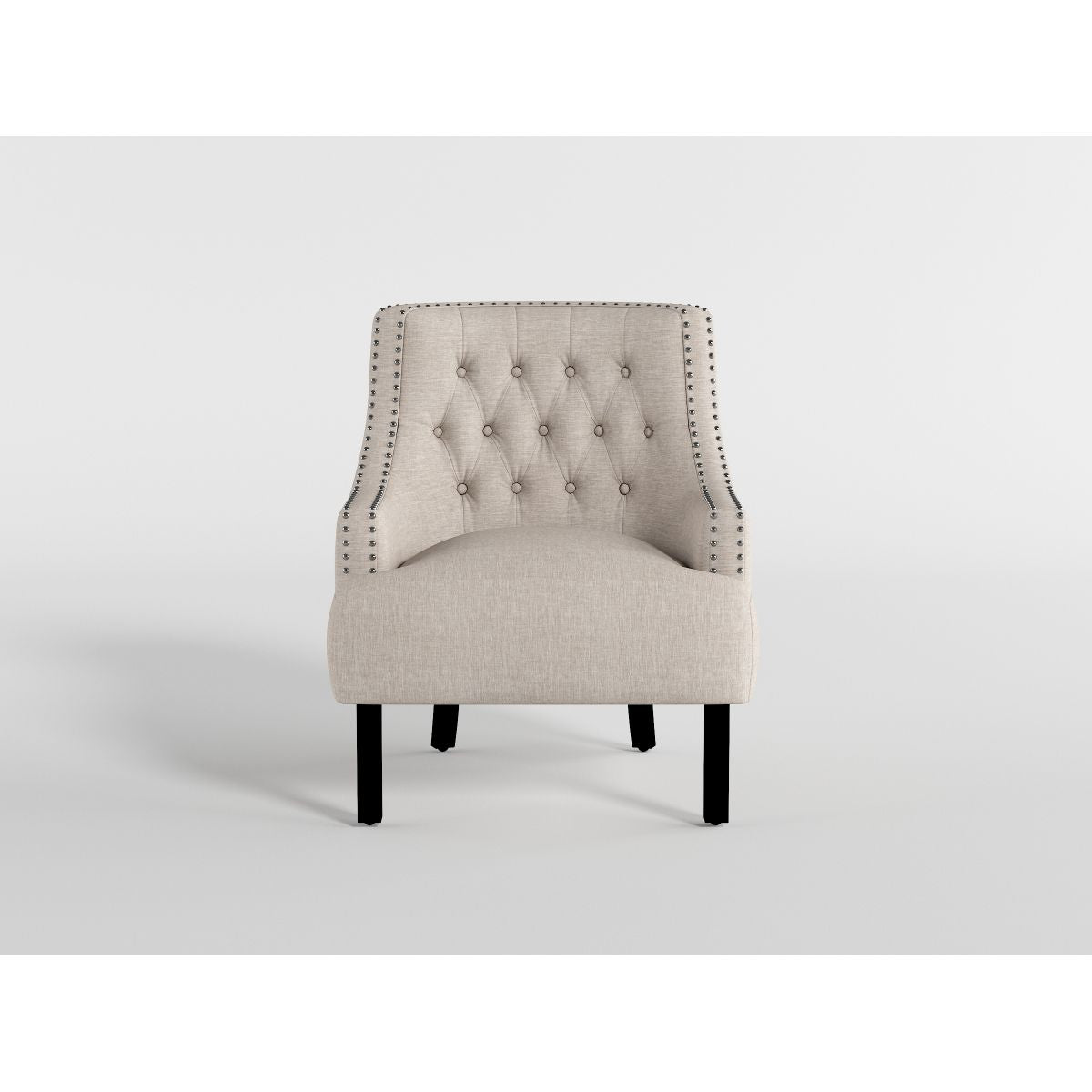 Charisma - Chenille Accent Chair - Gray