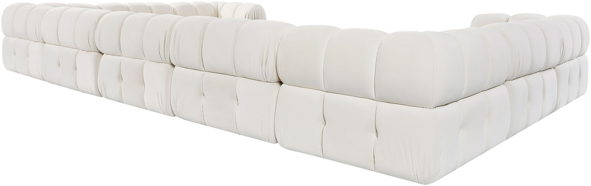 Orin - Velvet Performance Fabric Upholstered 9 Piece Sectional